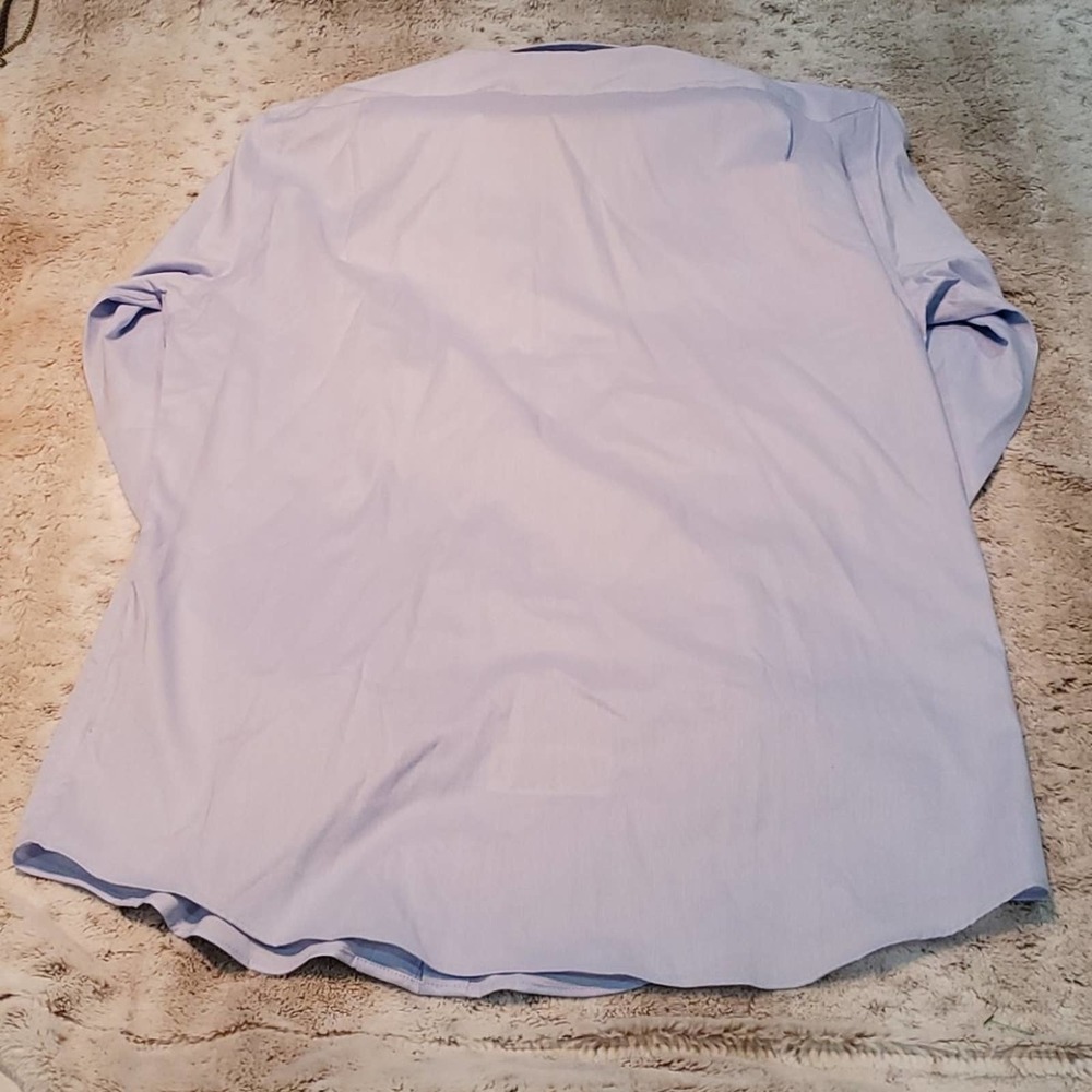 Lauren Ralph Lauren Classic Fit Light Blue Dress Shirt Size 16 32/33 NWT - Picture 7 of 7